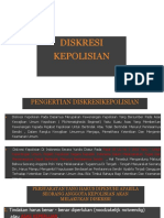 Pengertian Diskresi Kepolisian