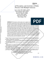 Dexterity, Visual Perception, and Activities of Daily Living in Persons With Multiple Sclerosis