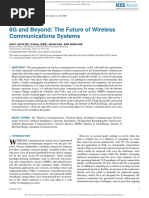 6G and Beyond: The Future of Wireless Communications Systems