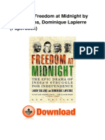 PDF FULL Freedom at Midnight by Larry Collins, Dominique Lapierre (Paperback)