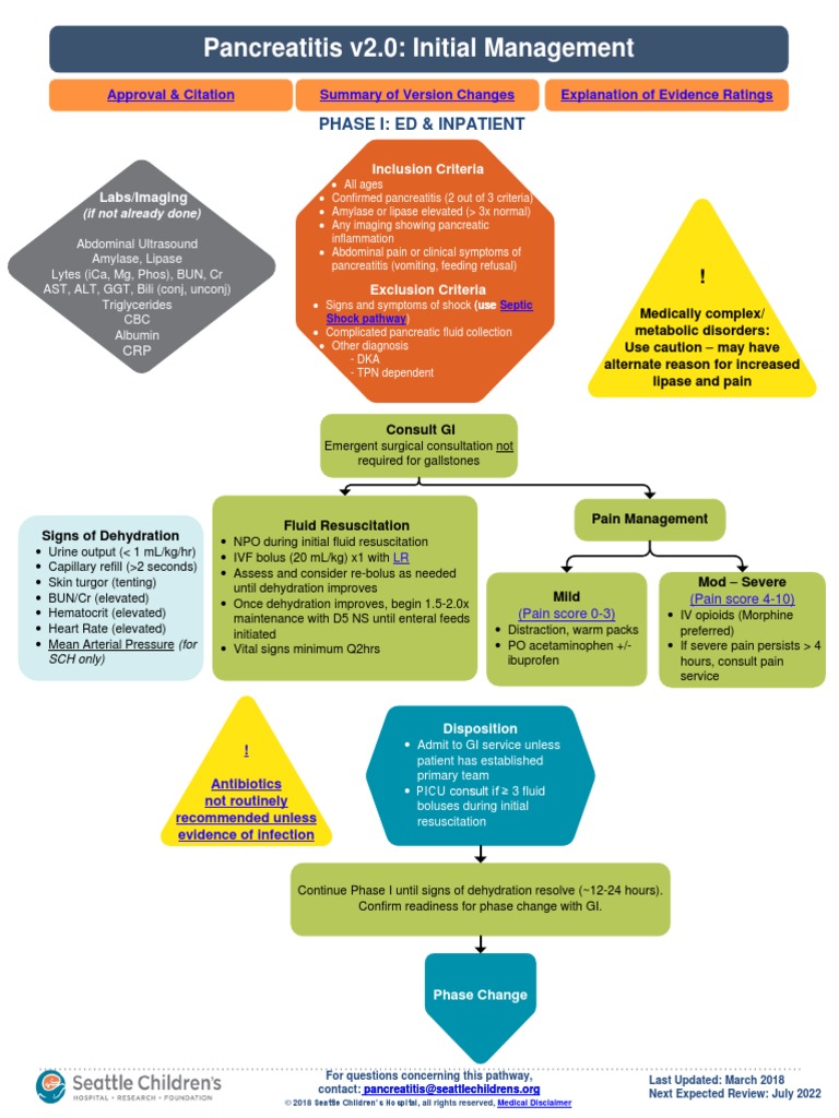 Pancreatitis Pathway PDF | PDF | Shock (Circulatory) | Evidence Based ...