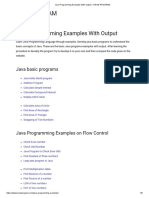 Java Programming Examples With Output - KNOW PROGRAM