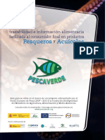 Guía Trazabilidad e Información Alimentaria en Productos Pesqueros Acuícolas PDF