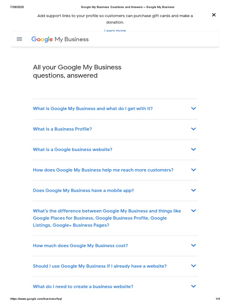 Google My Business Questions and Answers - Google My Business | PDF ...
