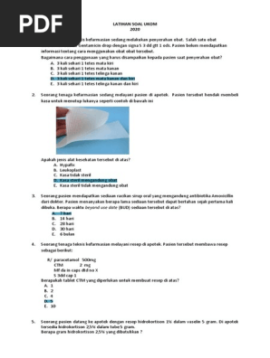 Latihan Soal Ukom 2020 Pdf