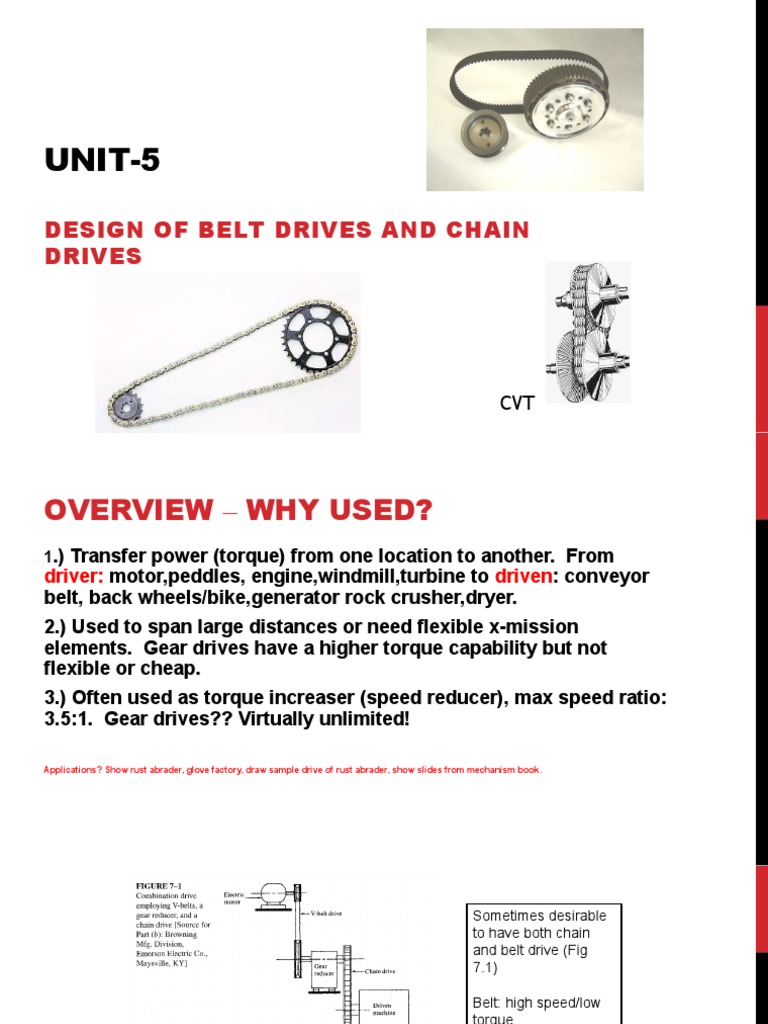 Belt and Chain Drive Design Overview | PDF | Belt (Mechanical) | Machines