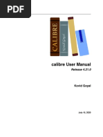 Calibre Manual