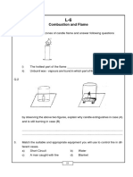 Class 8 Science Worksheet - Combustion and Flame Part B