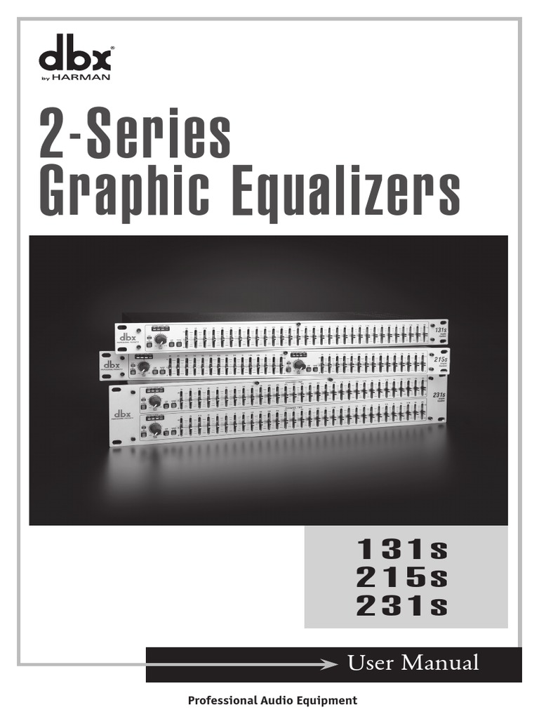 2Series Graphic Equalizers User Manual PDF Equalization (Audio