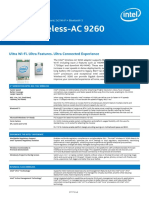 Intel® Wireless-AC 9260: Product Brief