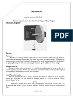 Lab Session # 1 Objective: Apparatus: Schematic Diagram:: Flywheel
