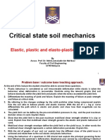 Critical State Soil Mechanics: Elastic, Plastic and Elasto-Plastic Behaviour