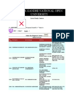 List of IGNOU Study Centres in Tripura