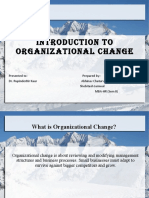 Introductiontoorganizationalchange 140128013519 Phpapp01 PDF