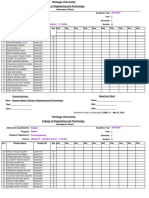 Student Attendance Report