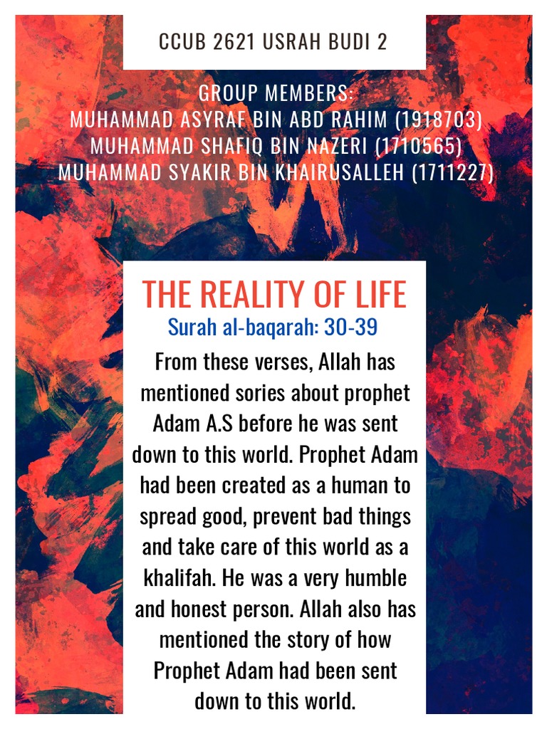 Surah AlBaqarah 3039 PDF PDF Adam Adam And Eve