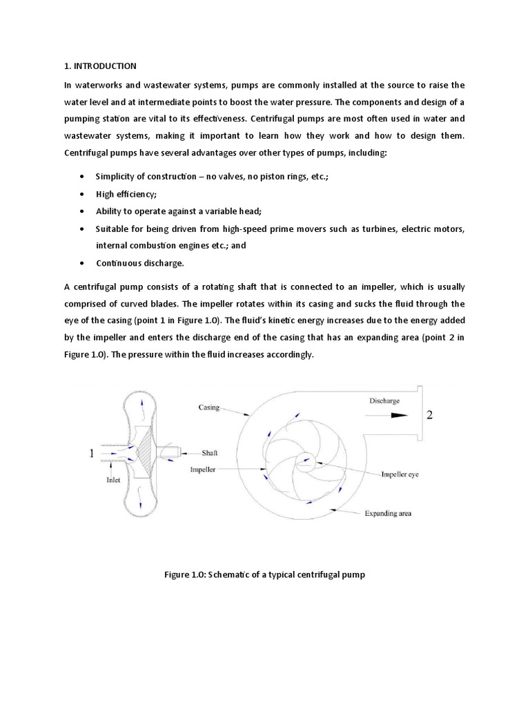 Introduction To Centrifugal Pump Experiment PDF Pump Engines