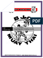 2016 Bjma East Coast Muay Thai Syllabus PDF