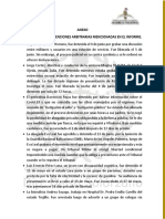 Detalles de Las Detenciones Arbitrarias Mencionadas en El Informe.