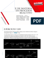 BALANCE DE MATERIA EN PROCESOS REACTIVO ÓXIDO ETILENO