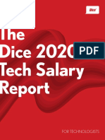 The Dice 2020 Tech Salary: For Technologists