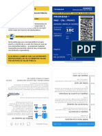 Plan de viaje en avión con detalles de equipaje y embarque