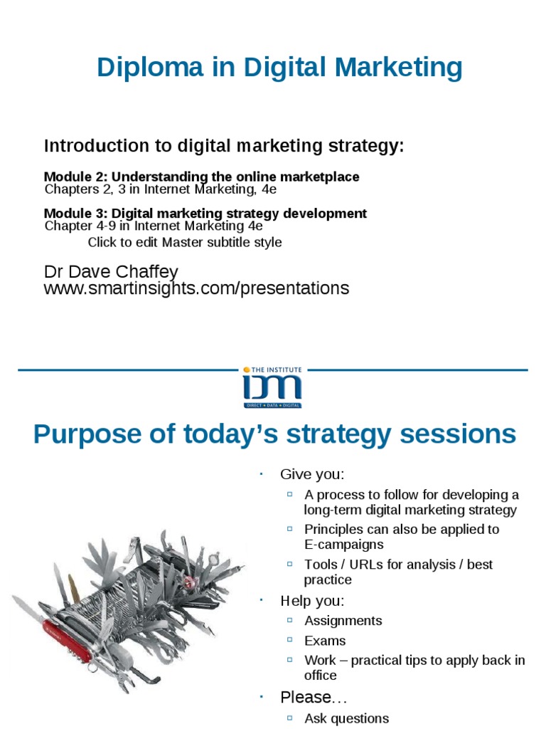 Digital Marketing Strategy Overview | PDF | Search Engine Optimization ...