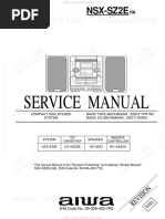 Service Manual: Nsx-Sz2E