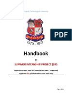 SIP Handbook For A.Y. 2020-21 - 893725 PDF