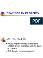 Dealings in Property
