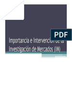 4.-Importancia e Intervención de La Investigación de Mercados PDF