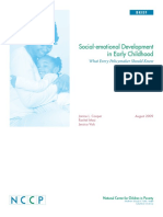 Social-Emotional Development in Early Childhood: What Every Policymaker Should Know