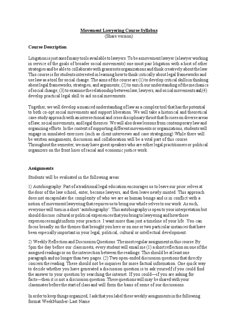 Movement Lawyering Share Version PDF PDF Lawyer Social Movements