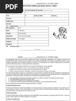 4 Años - Planificación