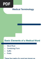 Medical Terminology Lecture 1