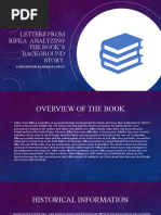 Letters From Rifka: Analyzing The Book'S Background Story: A Presentation By: Atharva Satpute