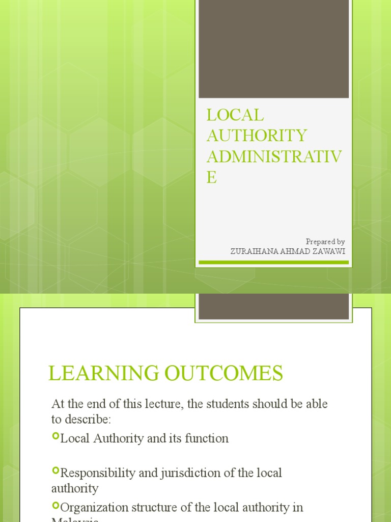 Local Authority Administrative PDF Jurisdiction Public Sphere
