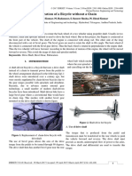 Fabrication of A Bicycle Without A Chain