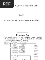 Lab 09 To Simulate RF Impairments in Simulink