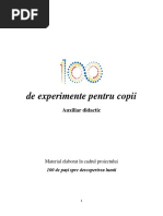 100 de Experimente Pentru Copii Auxiliar Didactic PDF