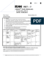 Ret-7 - (2ND Year) - 2017 (P2) - 19.08.2019