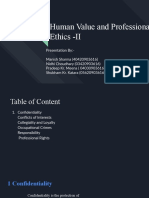 Human Value and Professional Ethics
