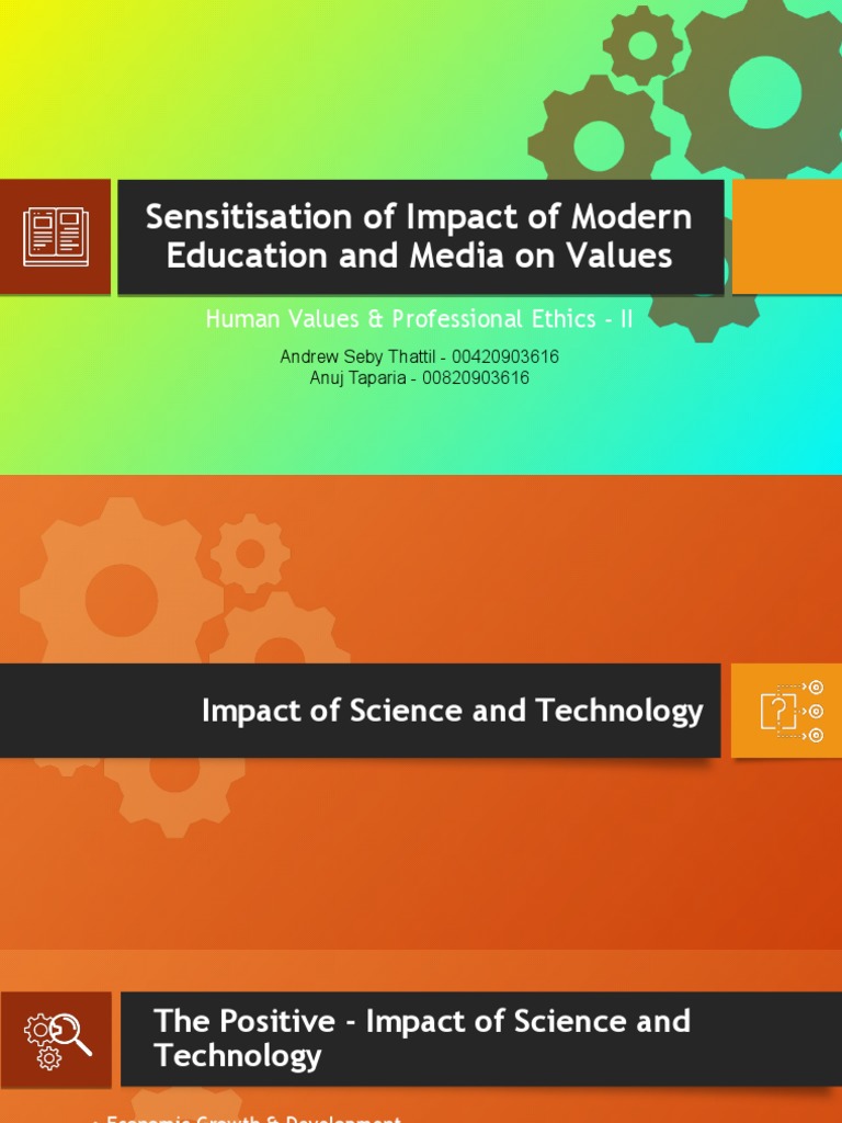 Sensitisation of Impact of Modern Education and Media | PDF | Mass ...