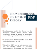 Bronfenbrenne R'S Ecological Theory