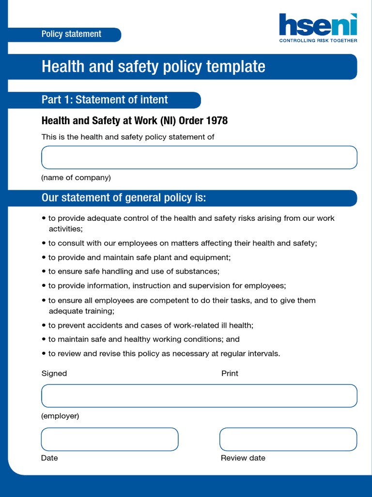 health-and-safety-policy-template-part-1-statement-of-intent-pdf-occupational-safety-and-health-employment