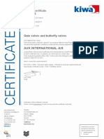Avk International A/S: Product Certificate