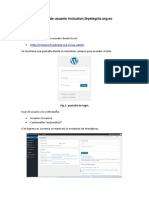 Manual de Usuario Wordpress Fe y Alegría