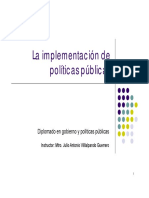 Presentacion de Implementacion de politicas publicas