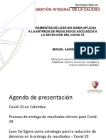 Lean Six Sigma para reducir demoras en la entrega de resultados COVID-19