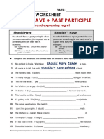 Atg Worksheet Shouldhave PDF